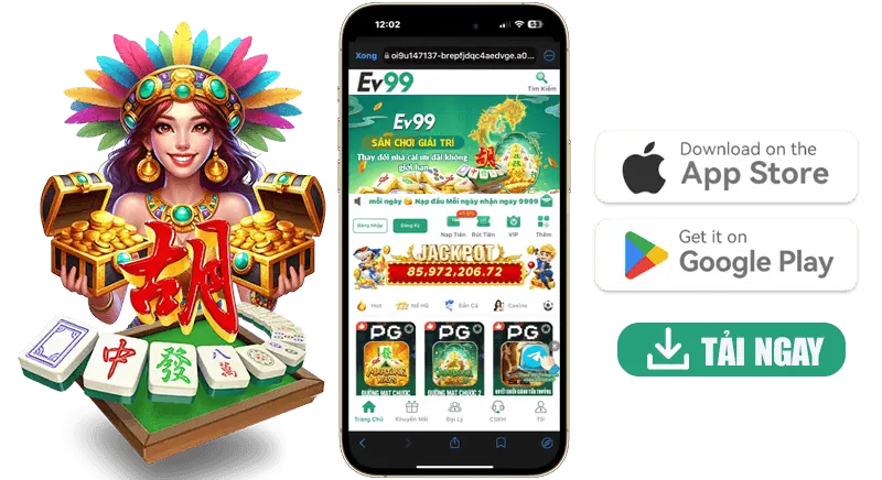 Màn hình chính của HL8 App sau khi đăng nhập thành công, hiển thị các trò chơi