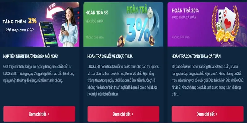 Chi tiết các loại khuyến mãi của HL8 App
